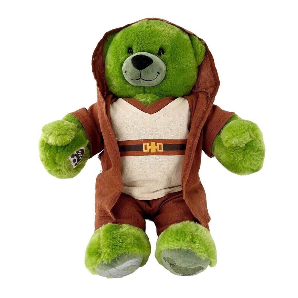 Marvel Build-A-Bear Workshop‎ Hulk Plush Toy Jedi Robe Costume Collectible Gift